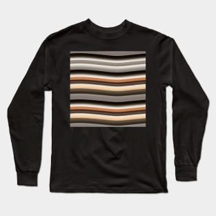Just a Wavy Striped Pattern Long Sleeve T-Shirt